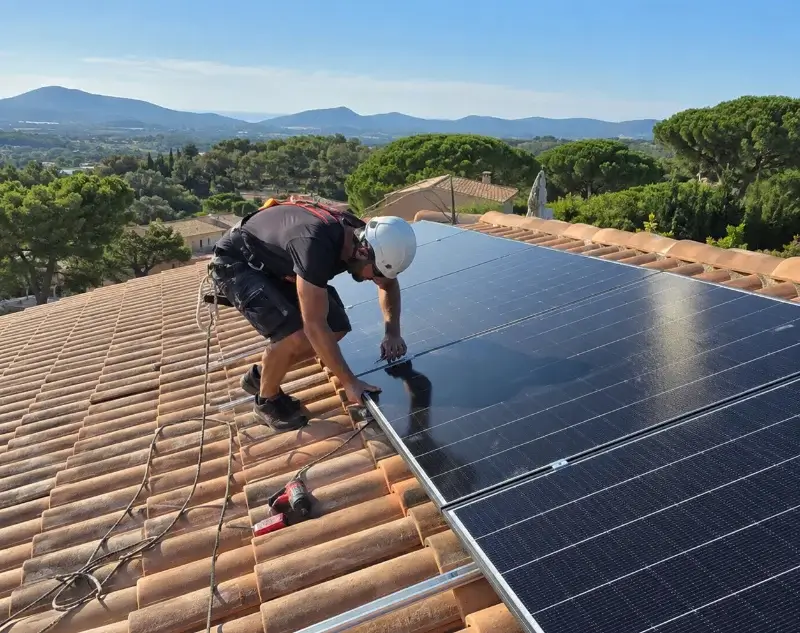 Installateur panneaux solaires Le Tholonet — pose photovoltaïque sur toiture